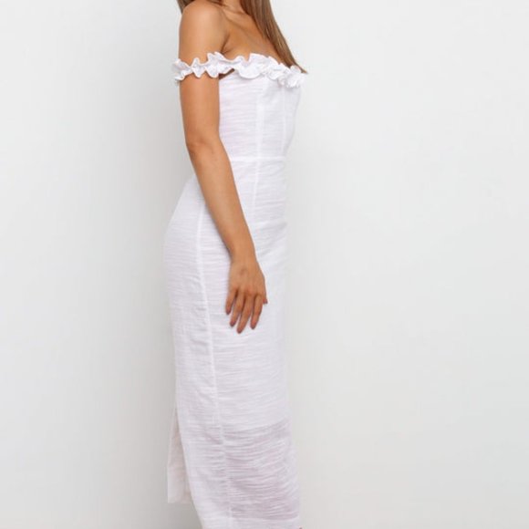 NWOT PETAL & PUP FLOREZ DRESS IN WHITE - Picture 7 of 9